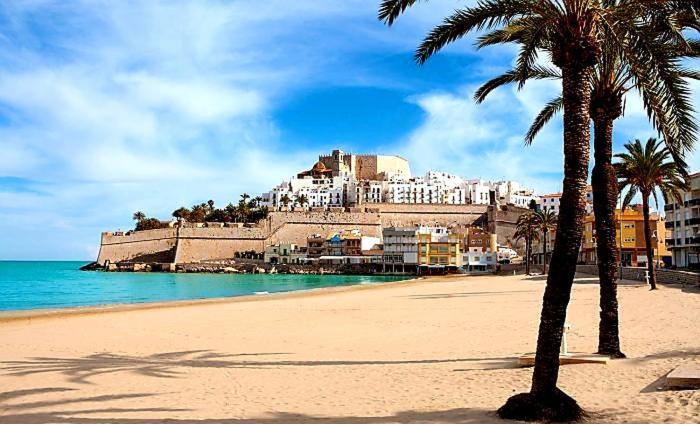 Atico Aqua Peniscola, 1ª Linea De Playa, Parking Y Piscina Apartment Екстериор снимка